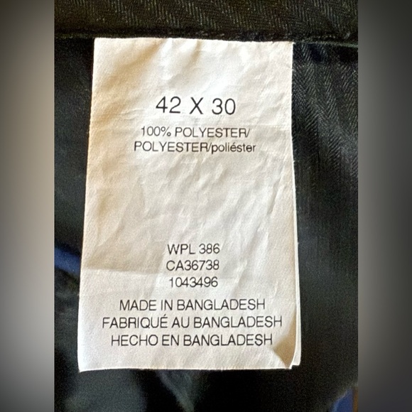 Worn twice. Men’s Haggard suit. Jacket is a 50R and the pants are 42x30. - Picture 4 of 4